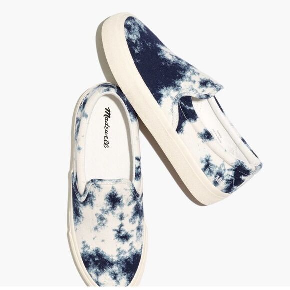 Madewell Sidewalk Tie Dye Slip-On Sneakers shoes NWOT Size 7.5 - Picture 2 of 11